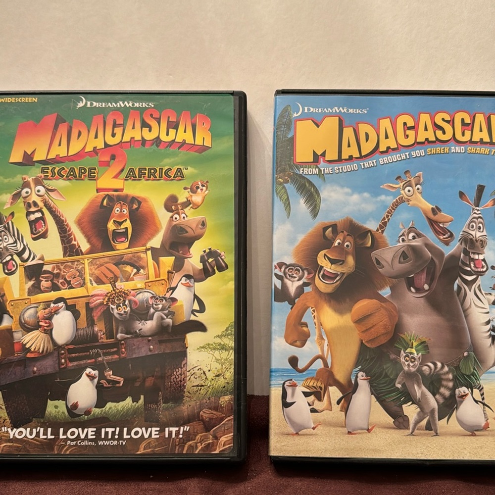 Madagascar 1 & 2 collection DVD